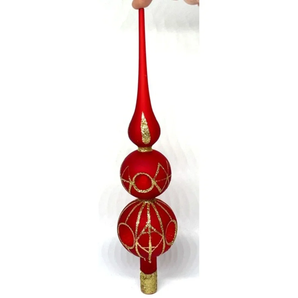 Glass Christmas Tree Topper 13